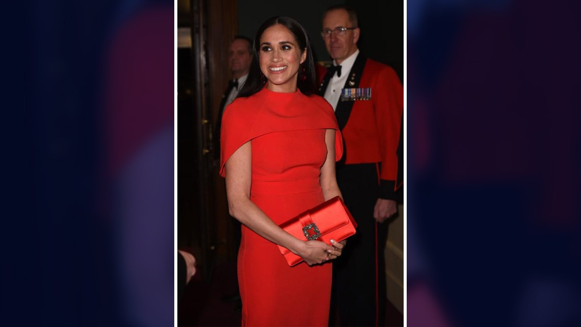 Meghan Markle y príncipe Harry llegan de rojo al Festival de Música Mountbatten
