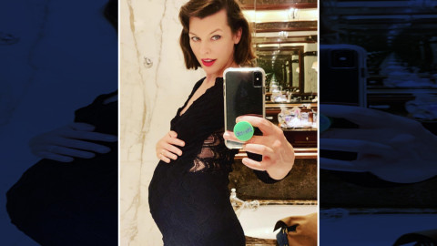 Milla Jovovich está embarazada de su tercera hija