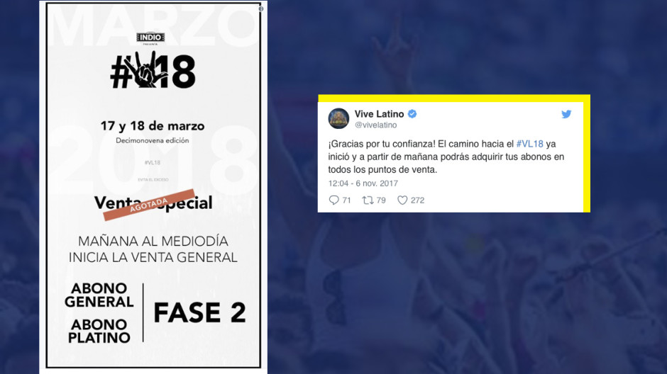 Se agotan boletos especiales del VL18