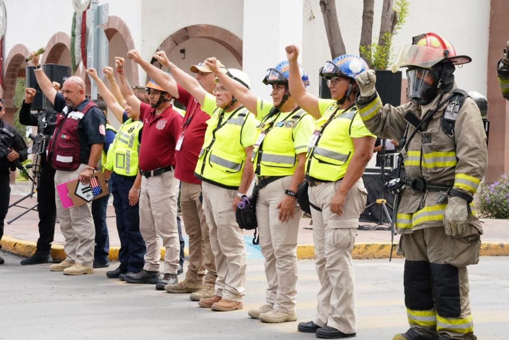 Se une Nuevo Laredo al Segundo Simulacro Nacional fortaleciendo la cultura de prevención