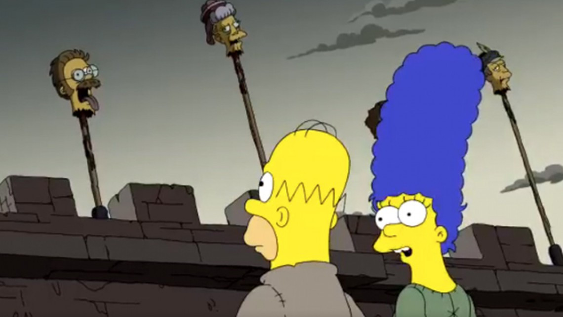 Los Simpson realizan parodia de “Game Of Thrones” 