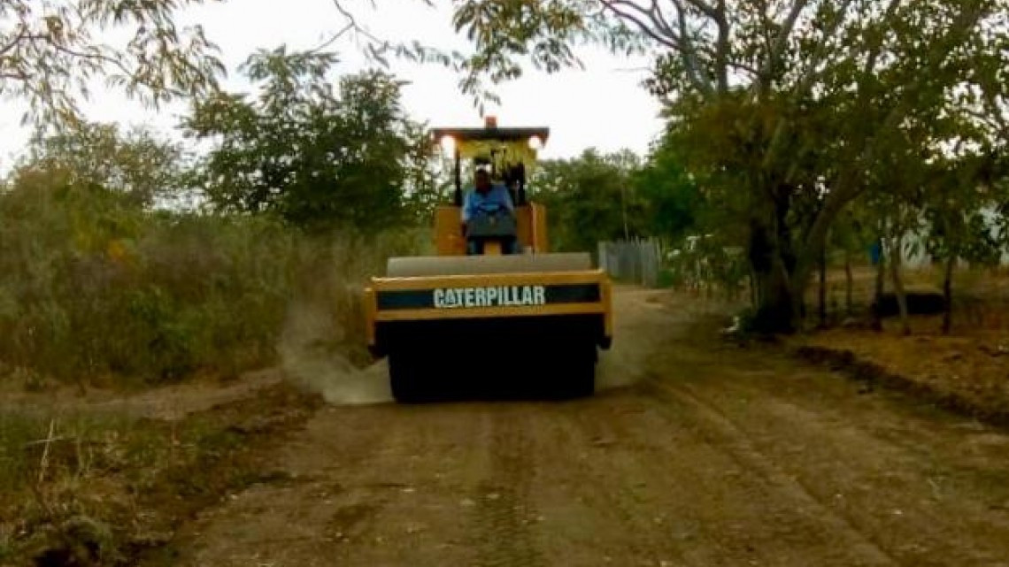 Restaura Gobierno de Altamira vialidades en ejido Ampliación San Antonio