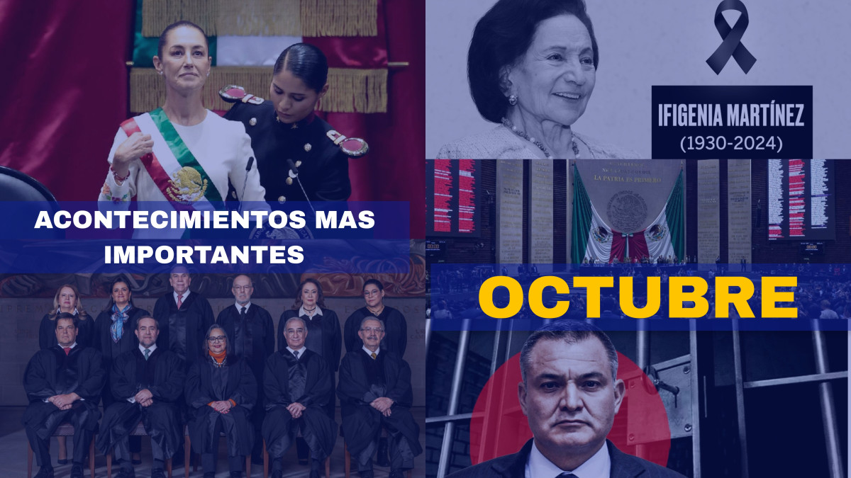 Entérate de los acontecimientos más importantes del mes de octubre en 2024
