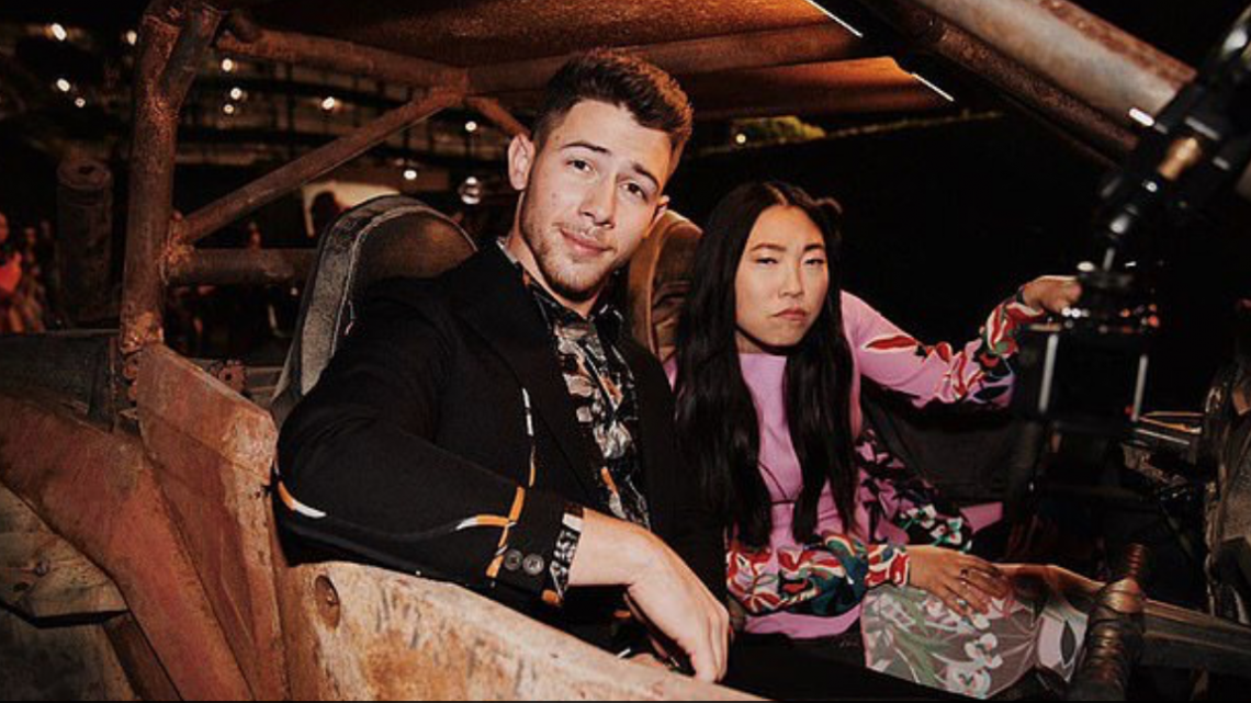 Los Jonas Brothers en la premiere de 'Jumanji' para apoyar a Nick