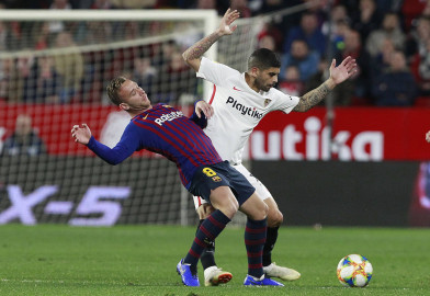 Sevilla le pega al Barça en Copa del Rey