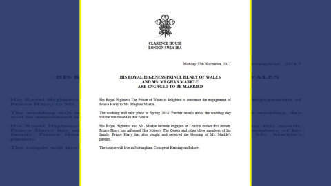 El príncipe Harry se casará con Meghan Markle