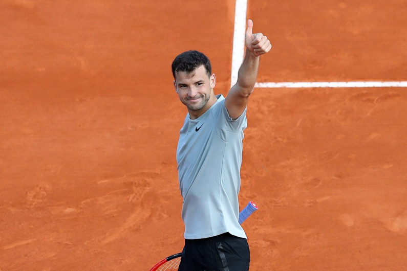 Grigor Dimitrov avanza en Masters 1000 de Montecarlo 