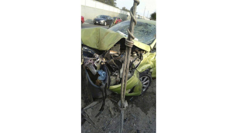 Muere mujer tras ser atropellada en choque de tres unidades