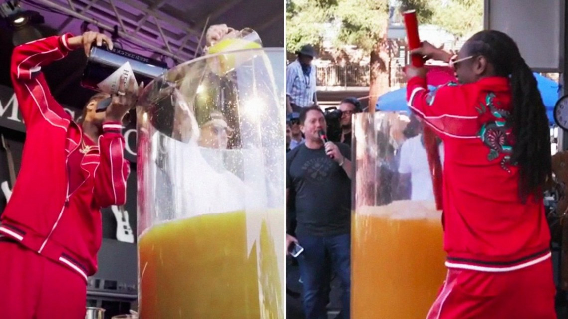 Snoop Dogg impone récord Guinness con bebida gigante
