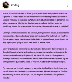 Yo quiero sanar y espero que tú también lo quieras hacer en un futuro: Frida a Alejandra