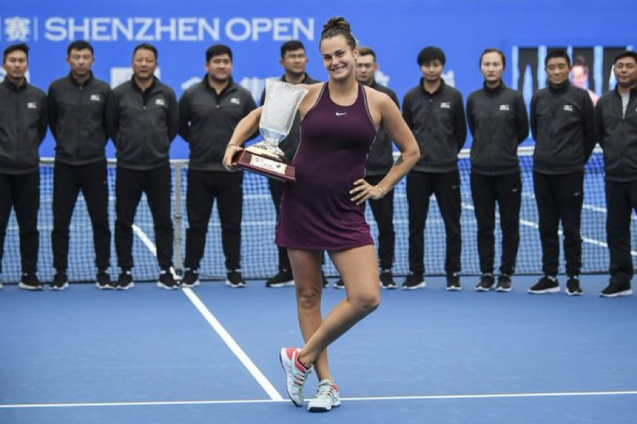 Sabalenka gana el Abierto de Shenzhen