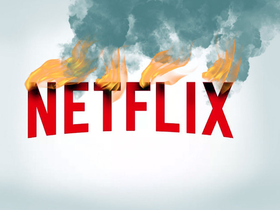 Netflix muestra caída en acciones