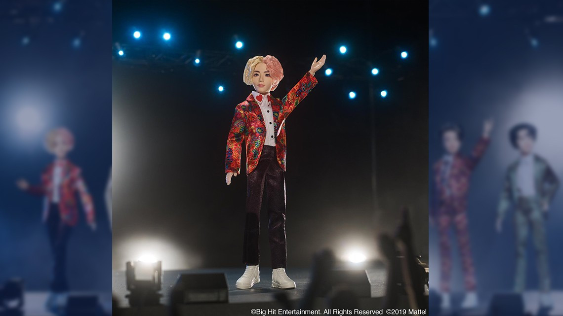 Así se ven los muñecos de BTS de Mattel