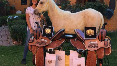 María Malibrán campeona nacional de barriles