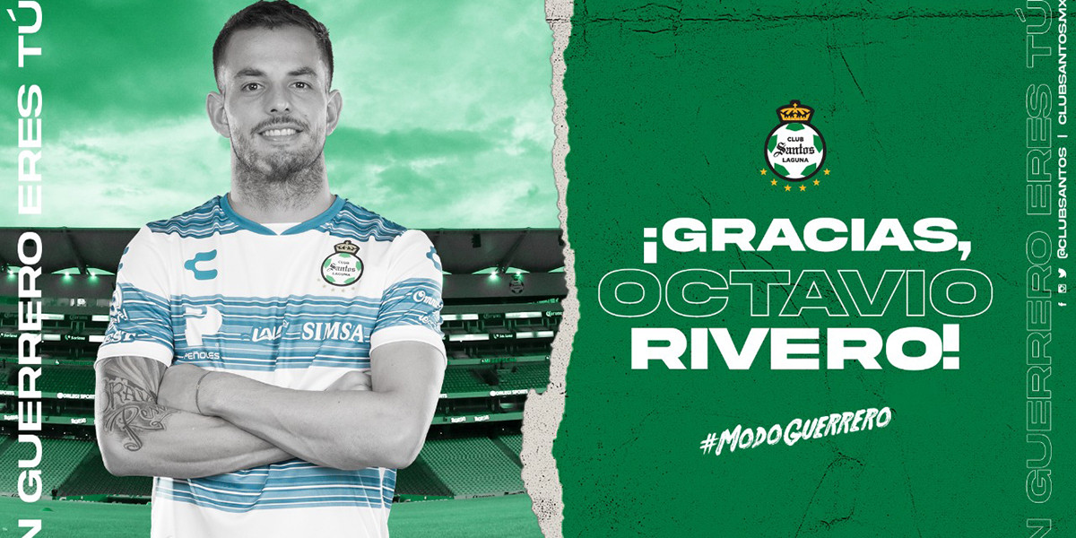 Octavio Rivero se va del Santos Laguna