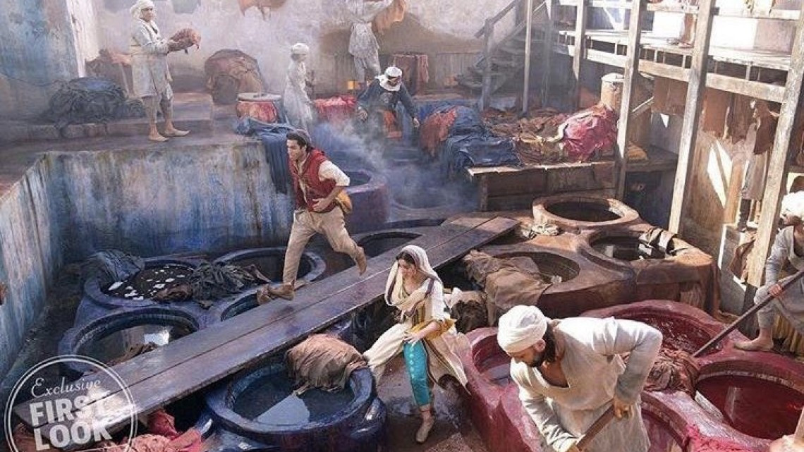 Revelan primeras imágenes de los personajes principales de Aladdin