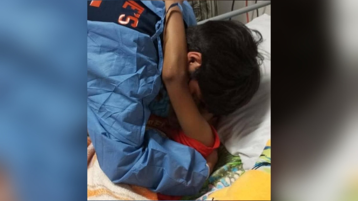 “Andy” se reencuentra con sus familiares en el Hospital Infantil de Ciudad Victoria