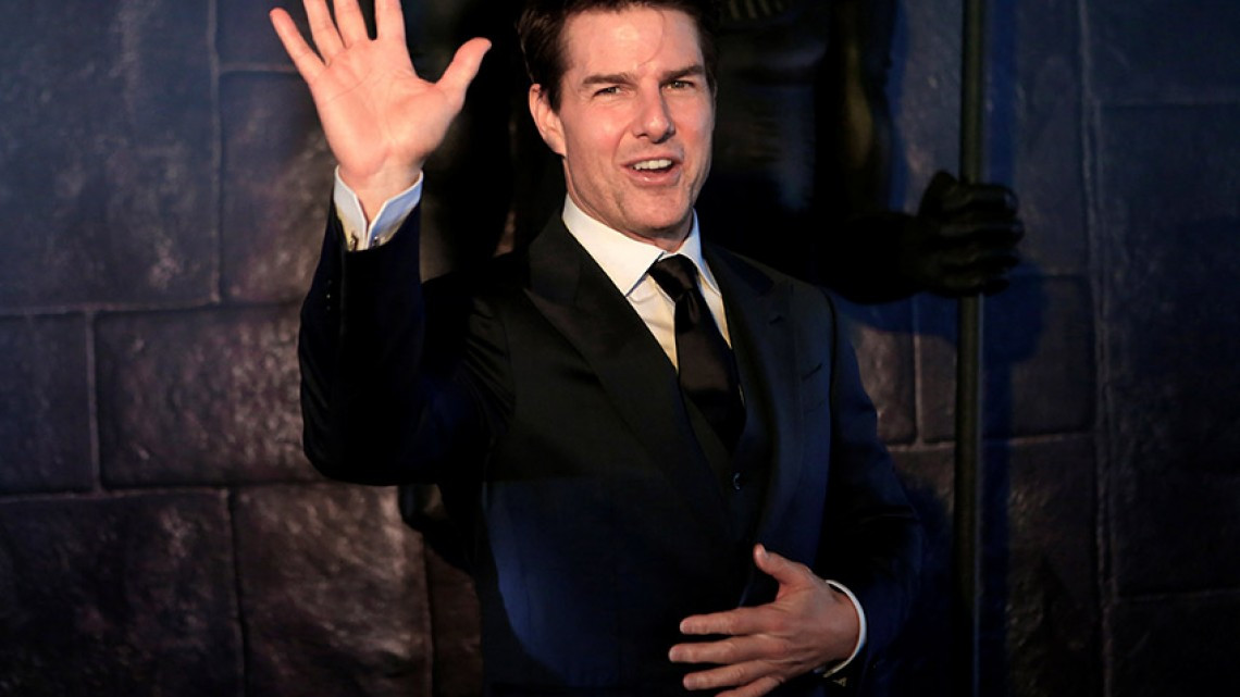 Tom Cruise con "La Momia" en la Ciudad de México