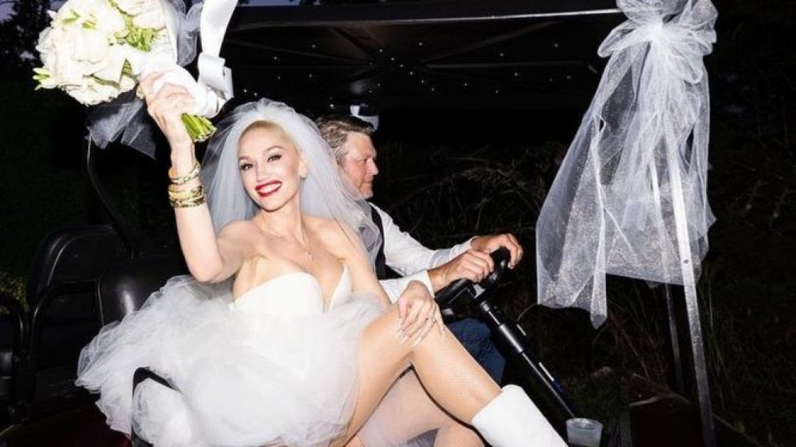 Gwen Stefani se casa y comparte fotos de la boda con Blake Shelton
