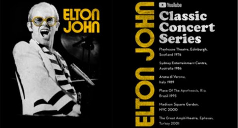 Lanzará Elton John un serial de conciertos icónicos