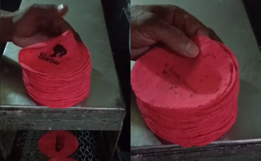 Crean las tortillas de maíz al estilo "Barbie" 