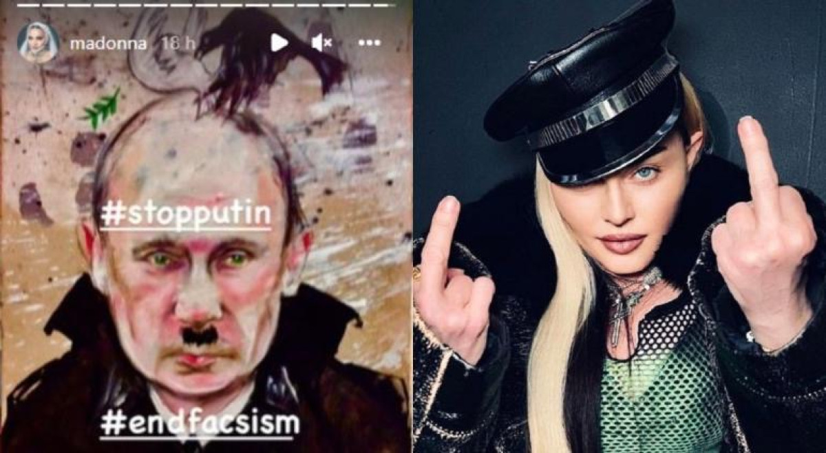 Madonna compara a Putin con Hitler