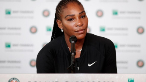Serena Williams se retira del Roland Garros