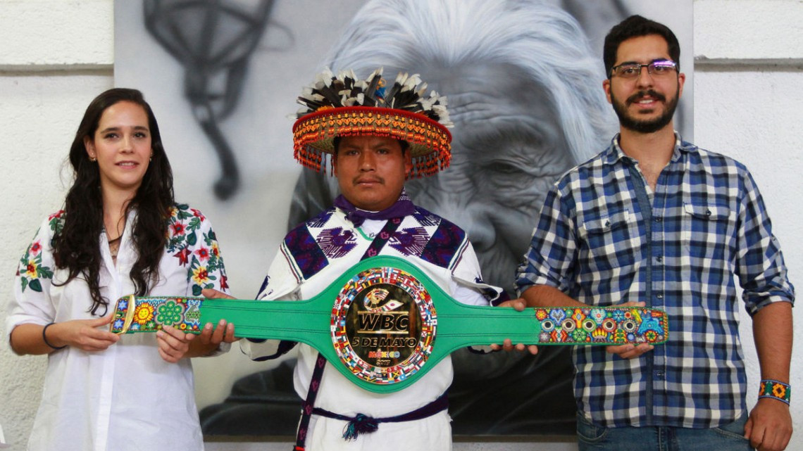 Una obra de arte el cinturón para 'Canelo' o Chávez Jr.