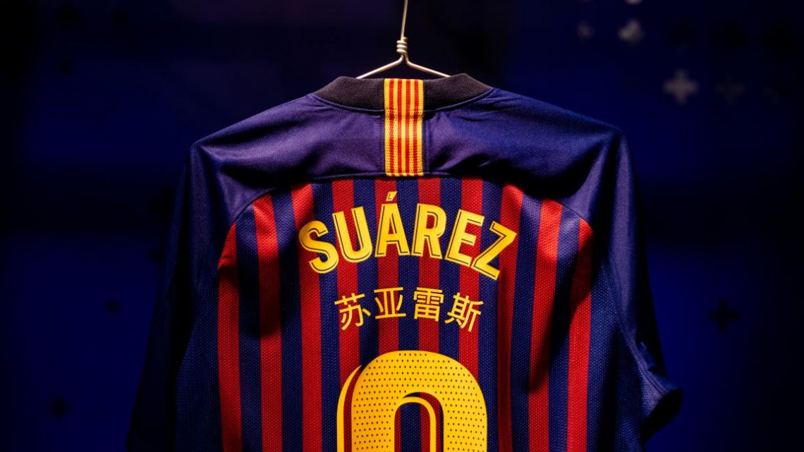 Los jugadores del Barça lucirán su nombre en chino en el clásico