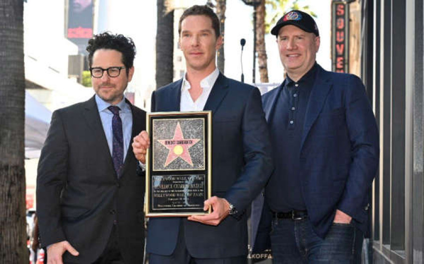 Benedict Cumberbatch recibe su estrella en el paseo de la fama de Hollywood
