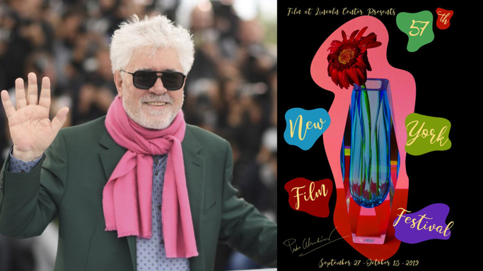 Almodóvar diseñó el cartel del Festival de Cine de Nueva York