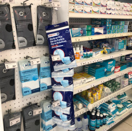 Caen ventas de insumos para protegerse de Covid-19
