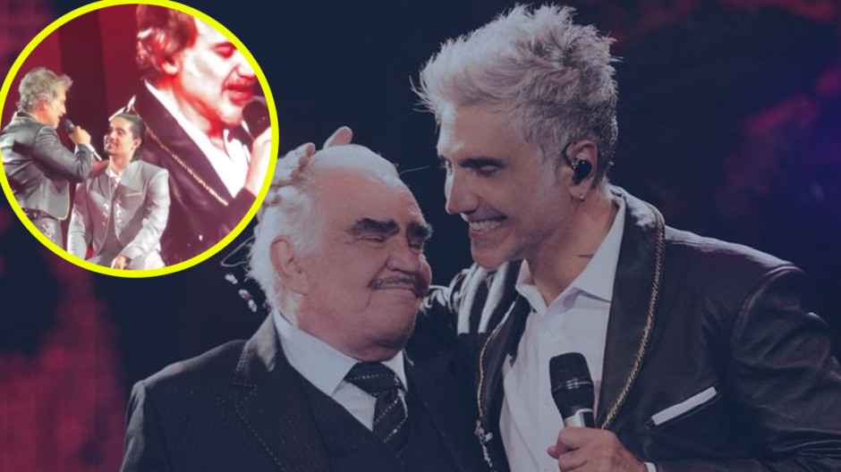 Alejandro Fernández rompe en llanto al recordar a su papá enfermo en pleno concierto