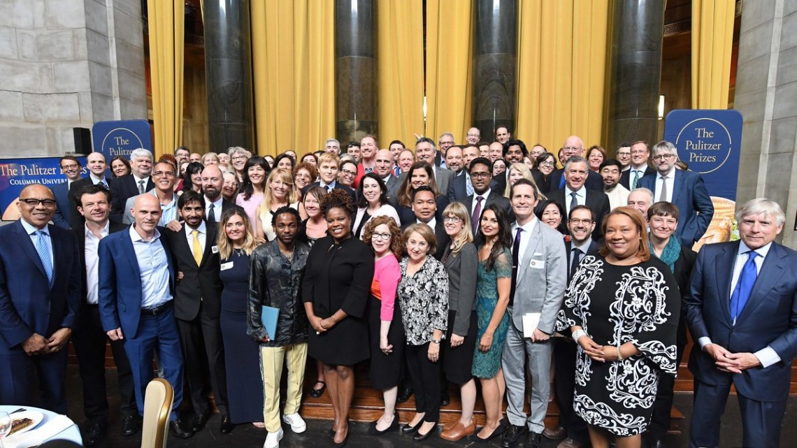 Kendrick Lamar acepta el Premio Pulitzer