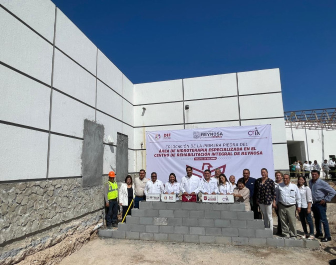 Inicia construcción de área de hidroterapia en el CRI