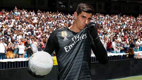 Courtois orgulloso de portar el uniforme del Real Madrid