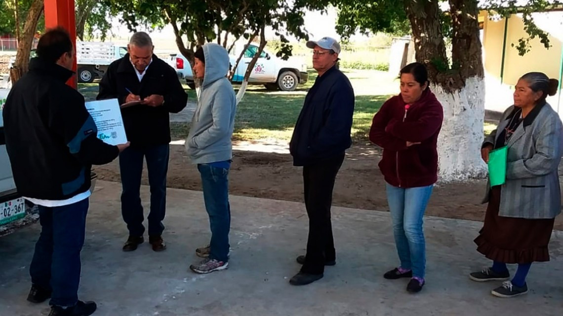 DIF Río Bravo hace entrega de 138 Despensas a familias del Area Rural.