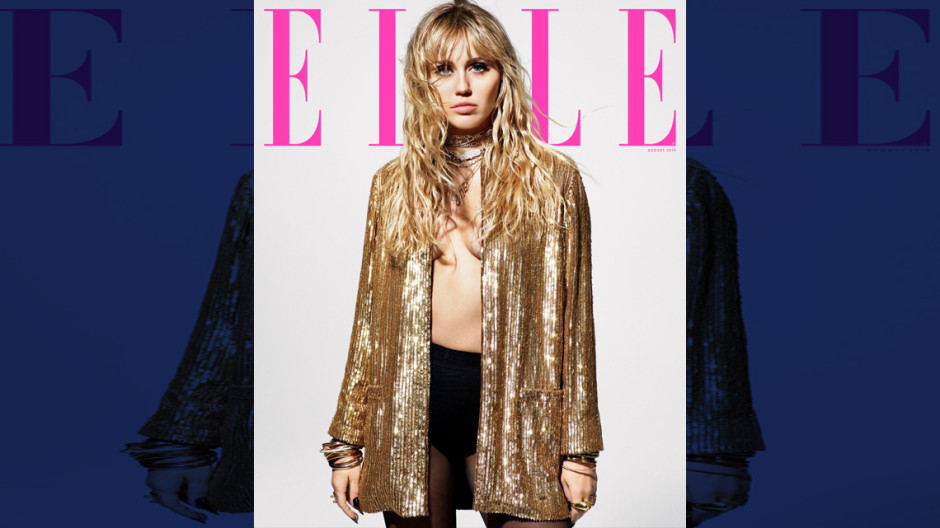 Miley Cyrus aparece en la nueva portada de la revista 'Elle'