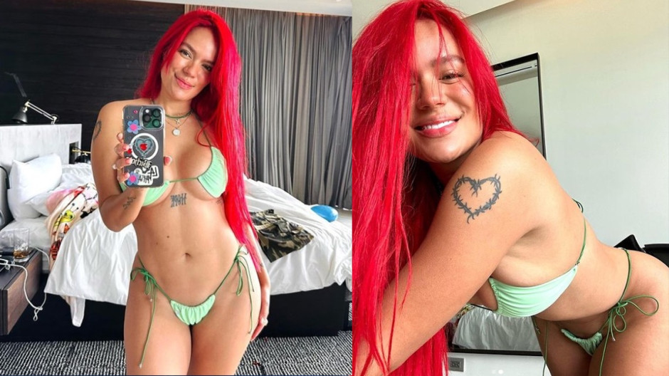 Karol G celebra su cumpleaños con diminuto bikini