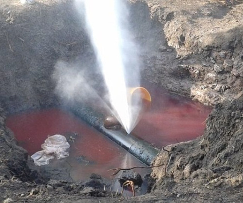 Limpian fuga en toma clandestina de Altamira