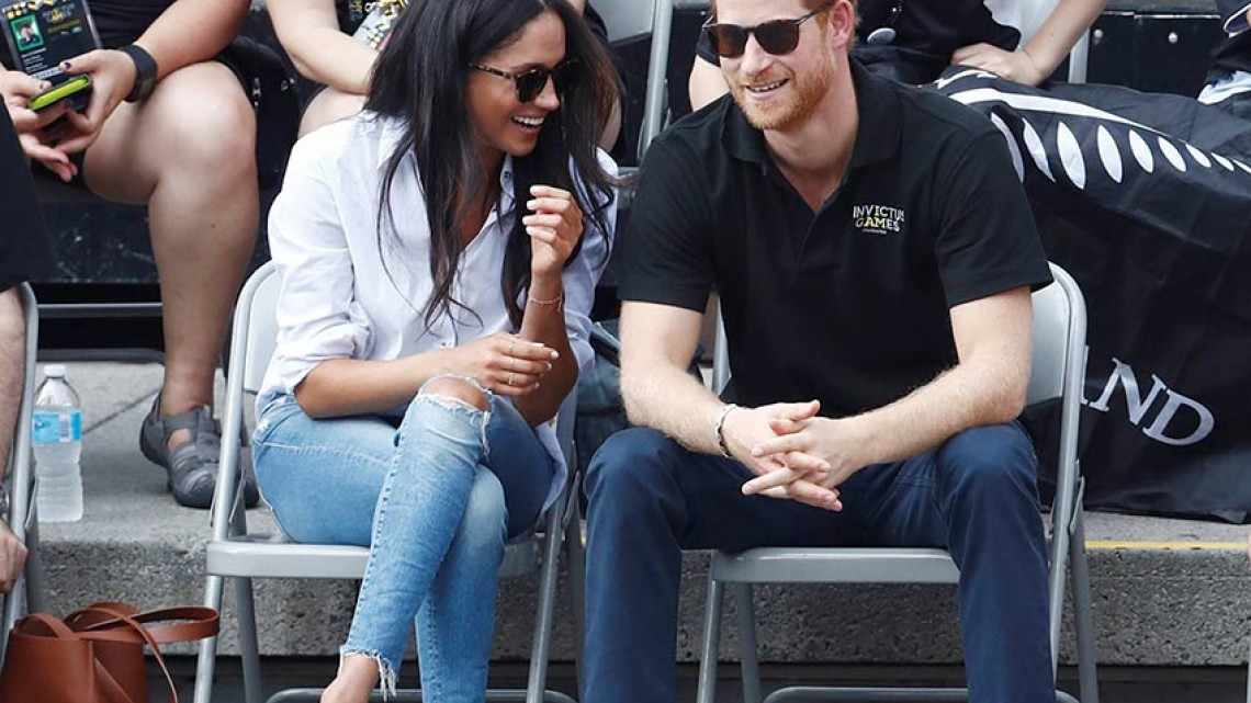 El príncipe Enrique y Meghan Markle no ocultan su amor