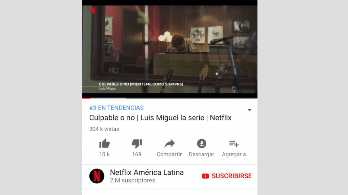 "Culpable o no" sube en las listas de popularidad 