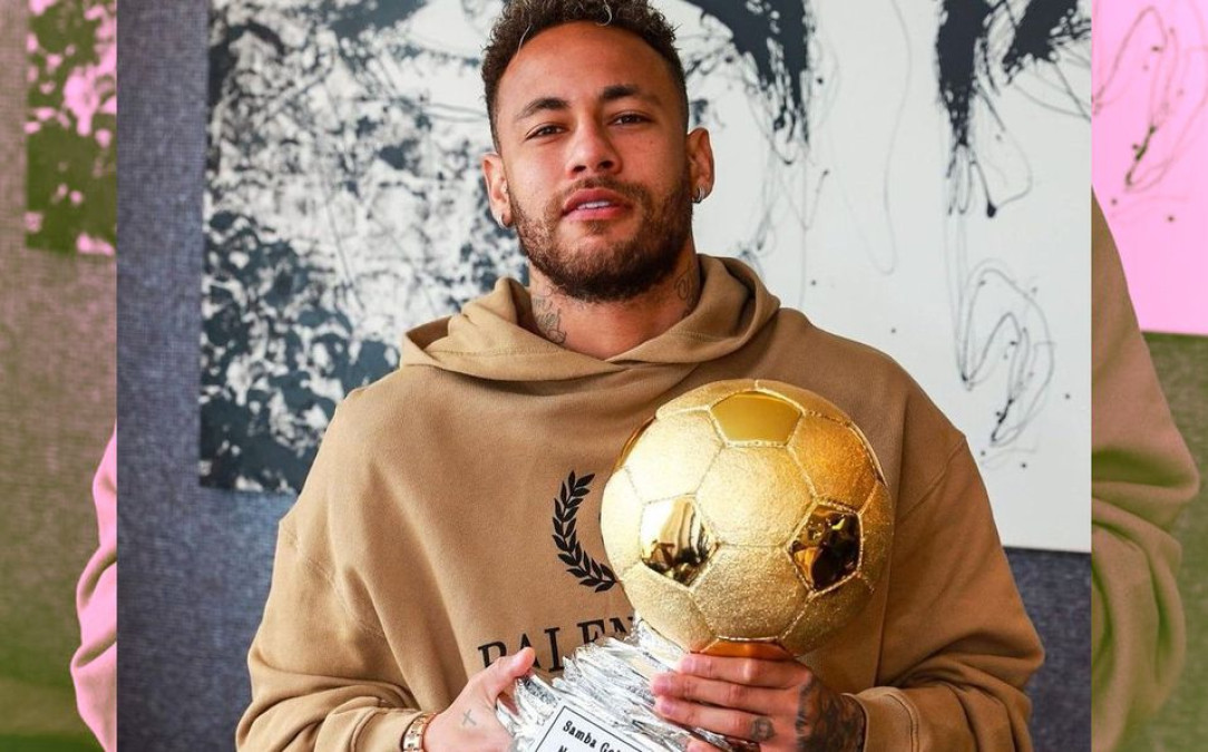 Neymar gana el Premio Golden Samba