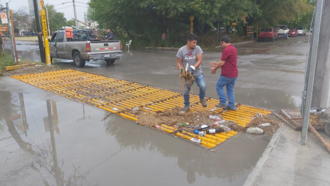 Coadyuva COMAPA en limpieza de drenes y pluviales tras precipitaciones