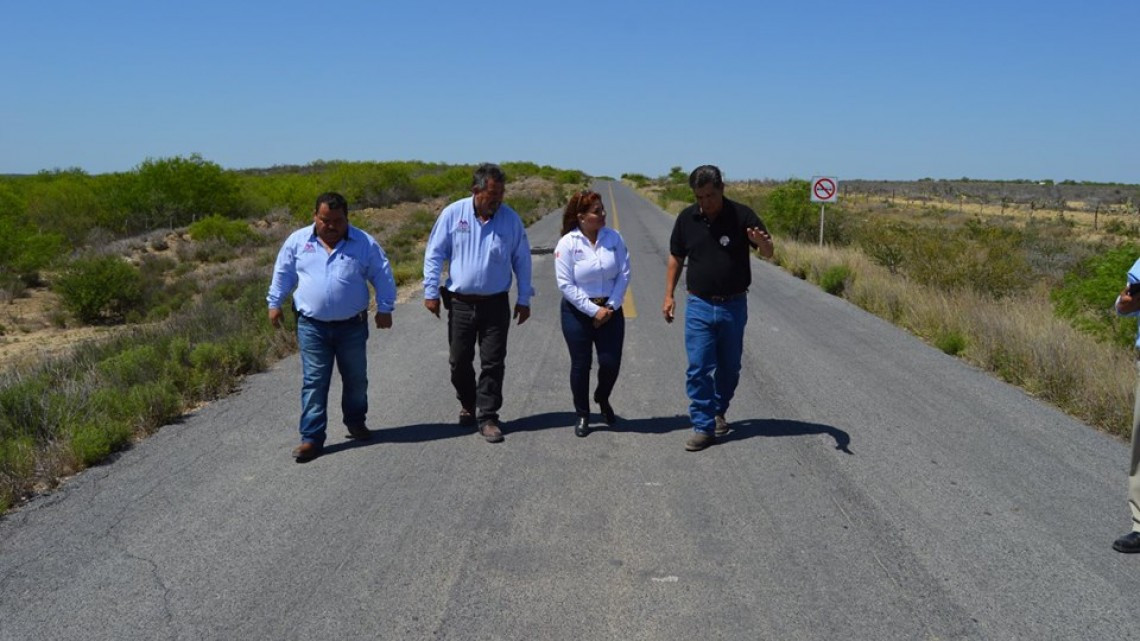 Supervisa Alcaldesa mantenimiento de la carretera interestatal