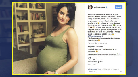 Aislinn Derbez presume su tierna pancita de embarazada 