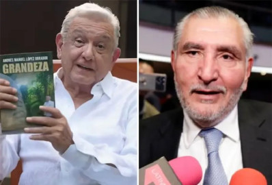 Adán Augusto reparte de libros de AMLO como “regalo navideño” en el Senado  
