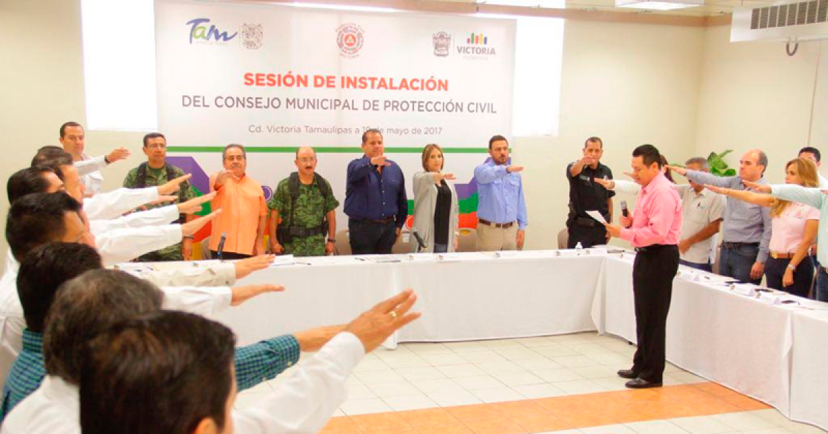 Alcalde encabeza instalación del Consejo Municipal de PC