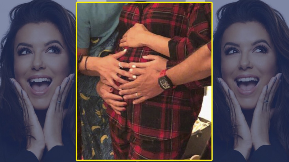 Eva Longoria presume su pancita