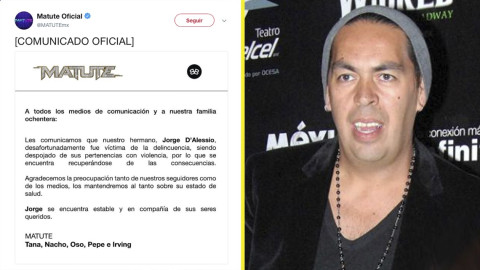 Jorge D'Alessio sufre violento asalto 